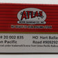 Atlas 20002835 HO Union Pacific Hart Ballast Car #909292