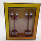 MTH 30-1081 O Maroon Red Die Cast Teardrop Lamp Set NIB