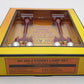 MTH 30-1081 O Maroon Red Die Cast Teardrop Lamp Set NIB