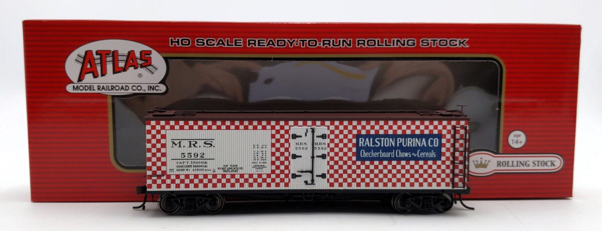 Atlas 20002014 HO Ralston-Purina 40' Wood Reefer #5592