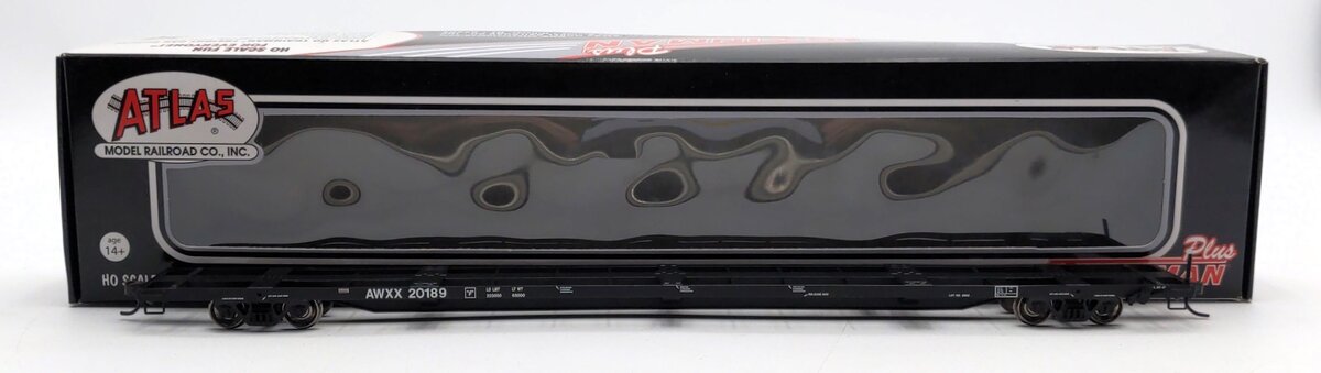 Atlas 20000831 HO Allied Waste 85' Trash Container Flat Car #20189