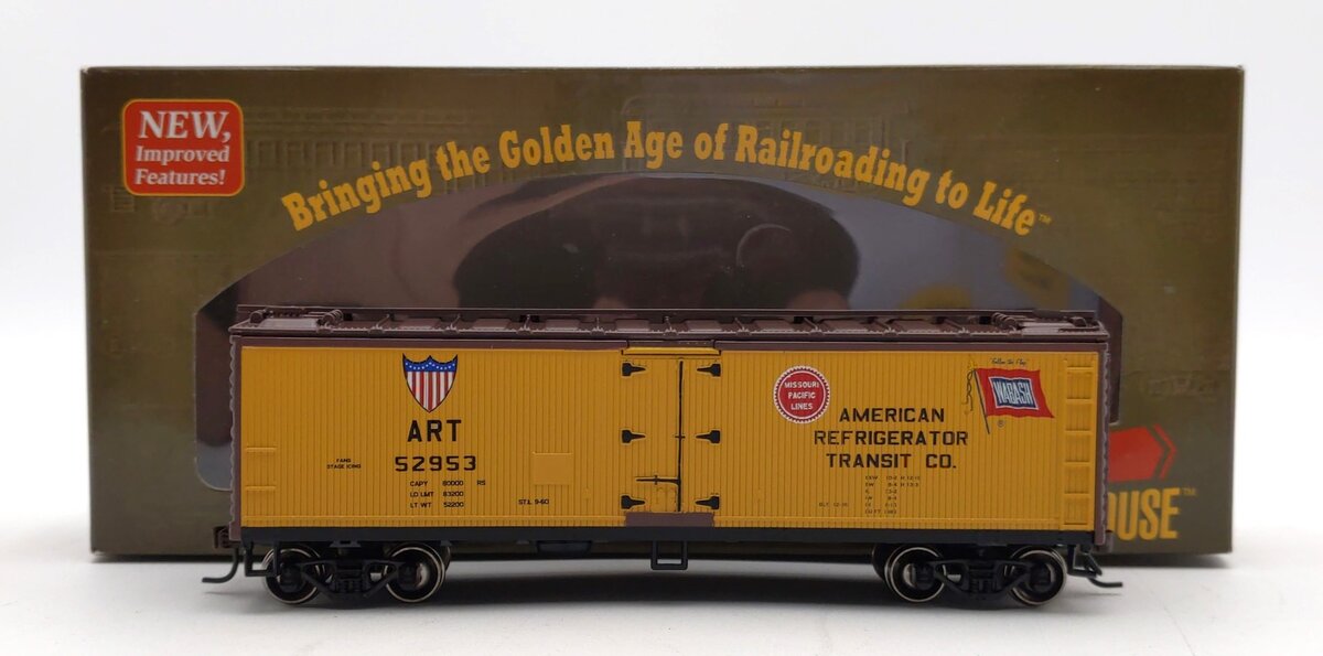 Roundhouse 85402 HO American Refrigerator Transit 40' Wood Reefer #52953