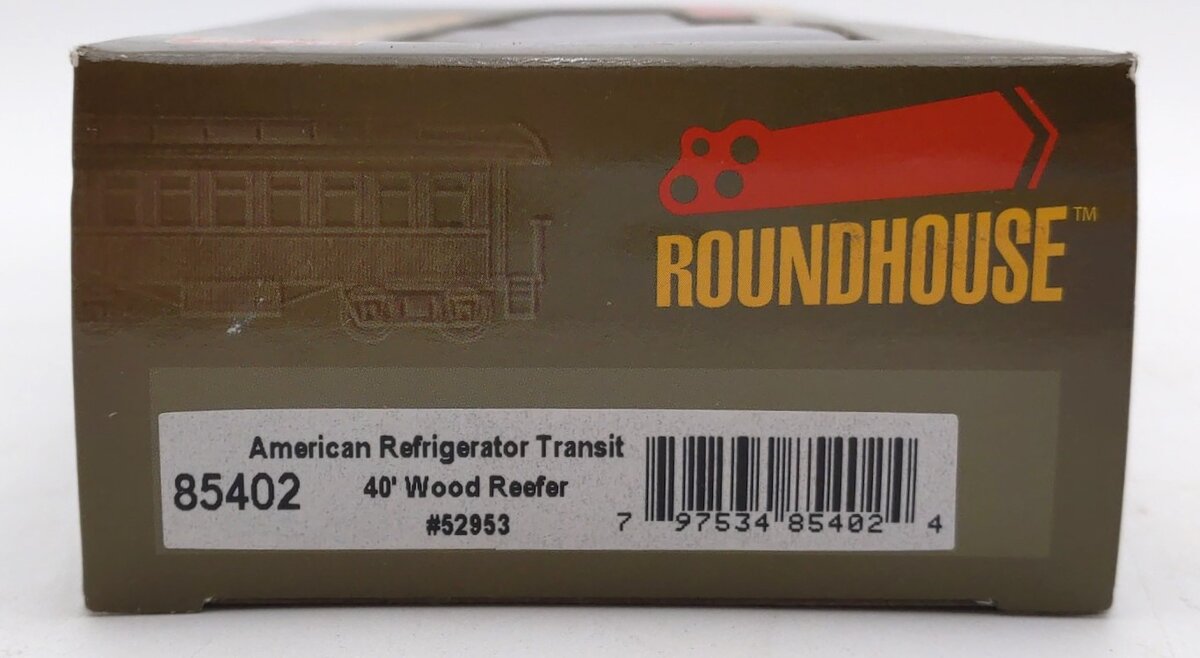 Roundhouse 85402 HO American Refrigerator Transit 40' Wood Reefer #52953