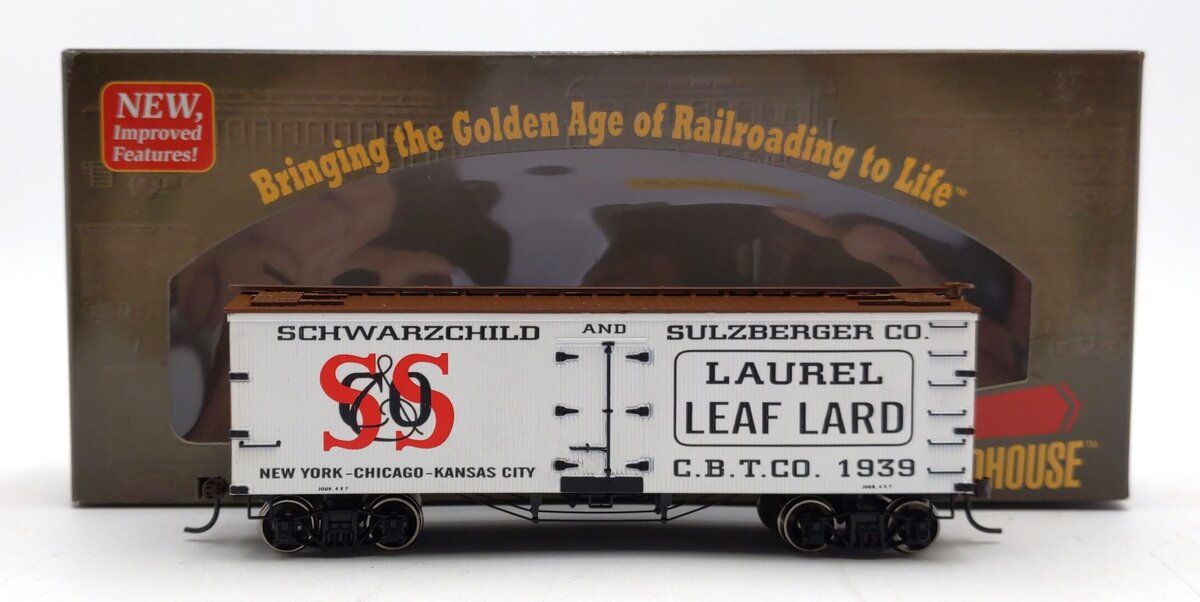 Roundhouse 85464 HO Scale S&S Co 36' Wood Reefer Car #1939