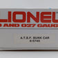Lionel 6-5745 O Gauge AT&SF Bunk Car LN/Box