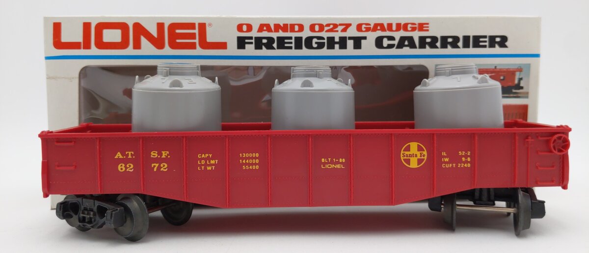 Lionel 6-6272 O Santa Fe Gondola