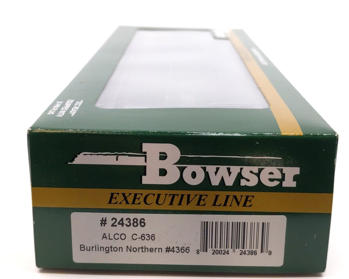 Bowser 24386 HO Burlington Northern ALCO Century C-636 Diesel Locomotive #4366