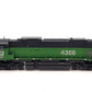 Bowser 24386 HO Burlington Northern ALCO Century C-636 Diesel Locomotive #4366