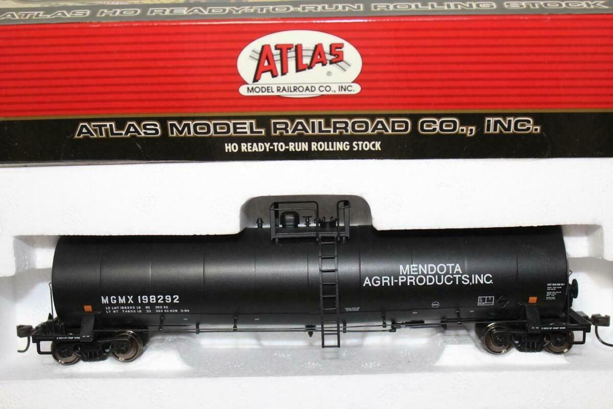 Atlas 1628-2 HO Scale Mendota ACF 23,500 Gallon Tank Car #MGMX 198292 MT/Box
