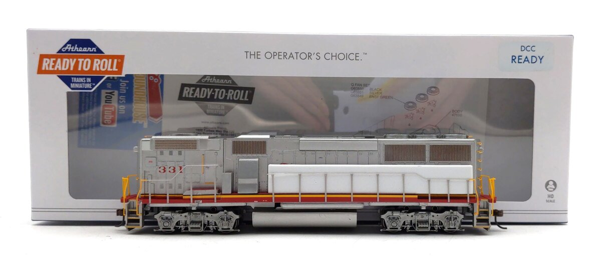 Athearn 88867 HO Santa Fe Ready to Run GP60B Diesel Locomotive #331