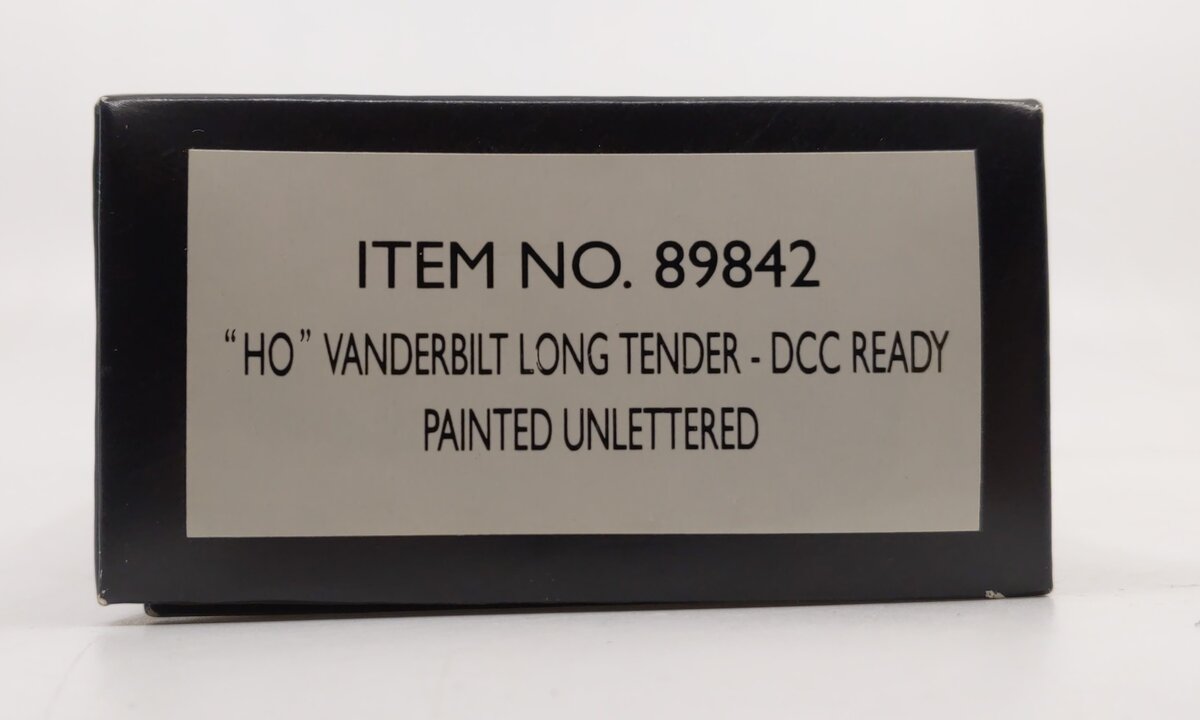 Bachmann 89842 HO Undecorated Vanderbilt Long Tender - DCC Ready