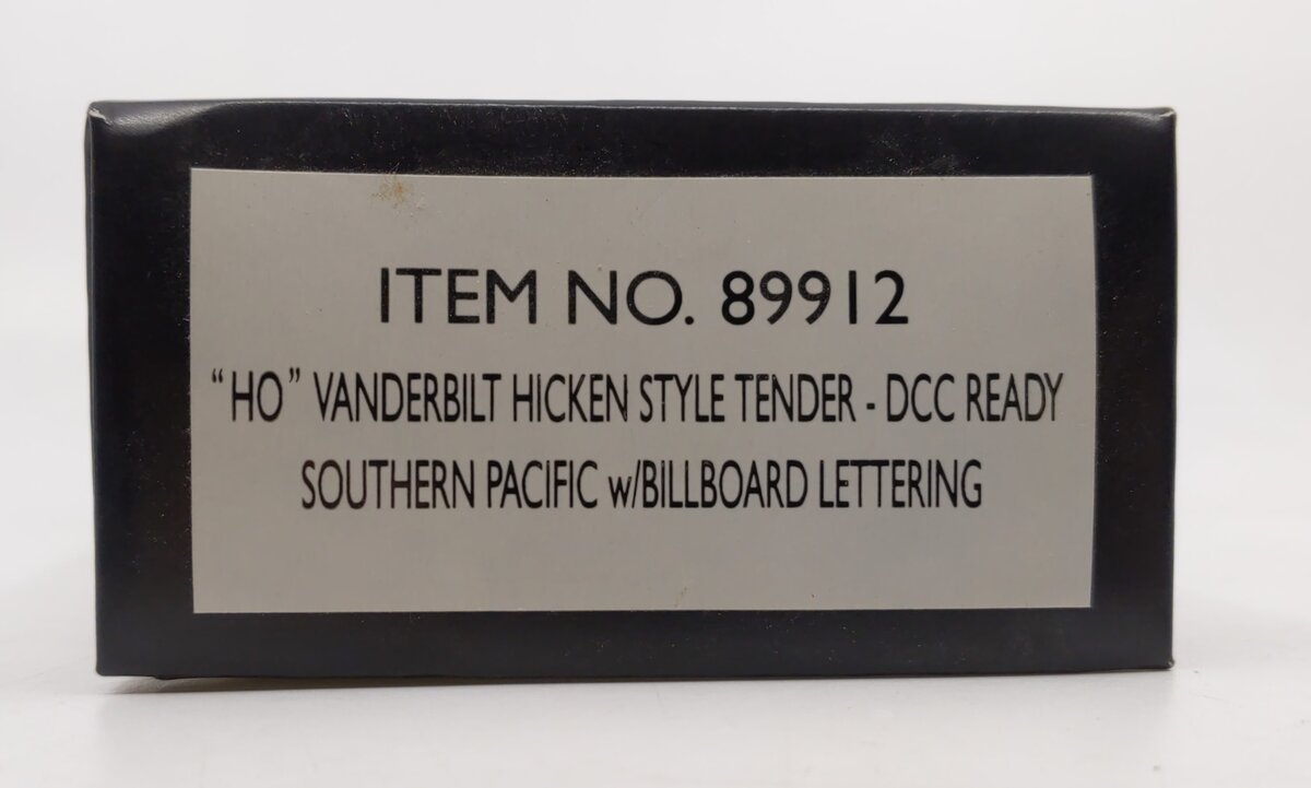 Bachmann 89912 HO Scale Southern Pacific Hicken Style Vanderbilt Tender