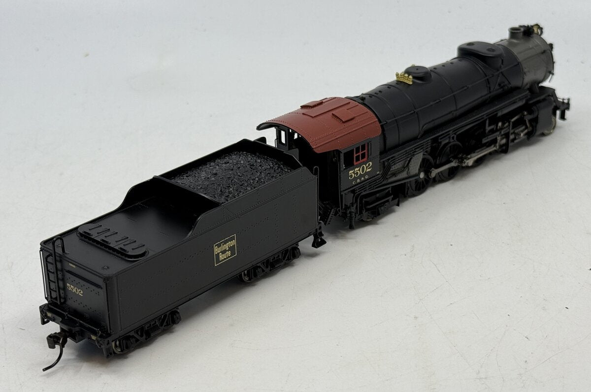 Broadway Limited 5148 HO Chicago, Burlington & Quincy Heavy 2-8-2 Mikado #5502