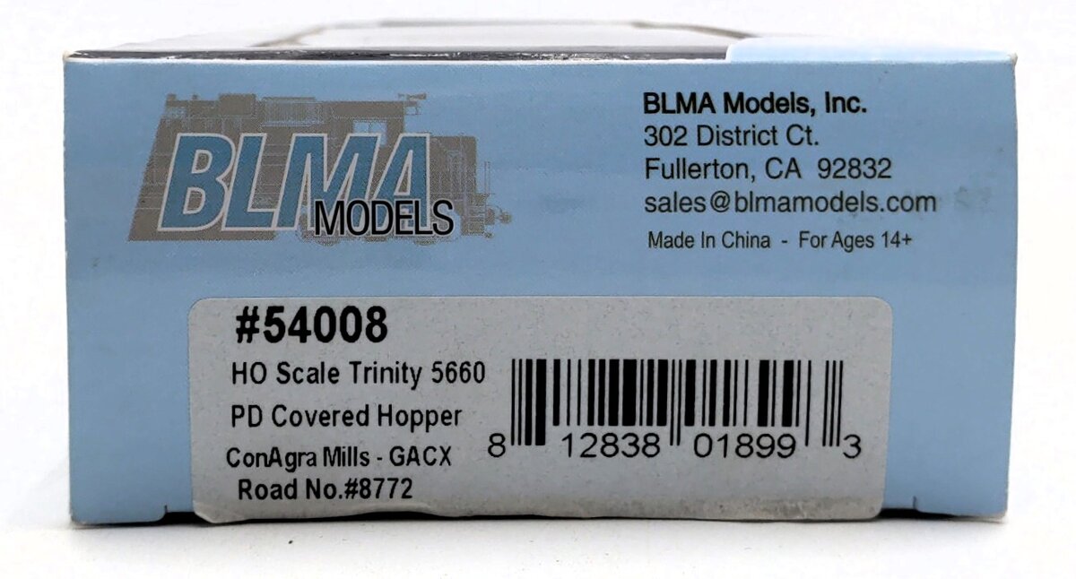 BLMA Models 54008 HO GACX 5660 Covered Hopper #8772