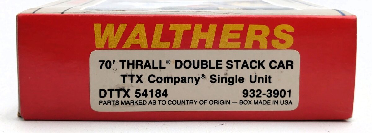 Walthers 932-3901 HO DTTX 70'' Thrall Single Unit Double Stack Car Kit #54184 MT/Box