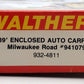 Walthers 932-4811 HO Milwaukee Road/TTGX 89' Enclosed Auto Carrier Kit #941079