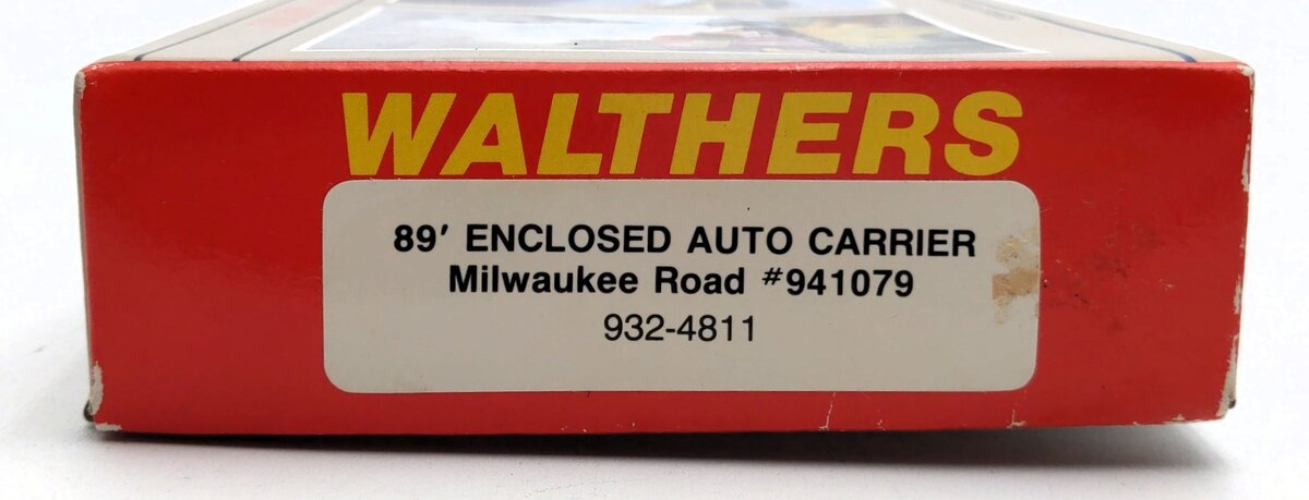 Walthers 932-4811 HO Milwaukee Road/TTGX 89' Enclosed Auto Carrier Kit #941079