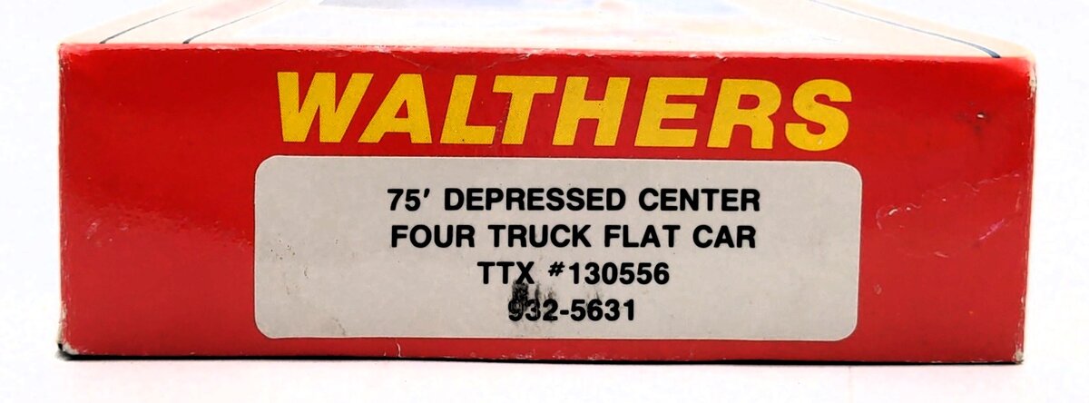 Walthers 932-5631 HO TTX 75' 4-Truck Depressed Center Flat Car Kit #130556 MT/Box