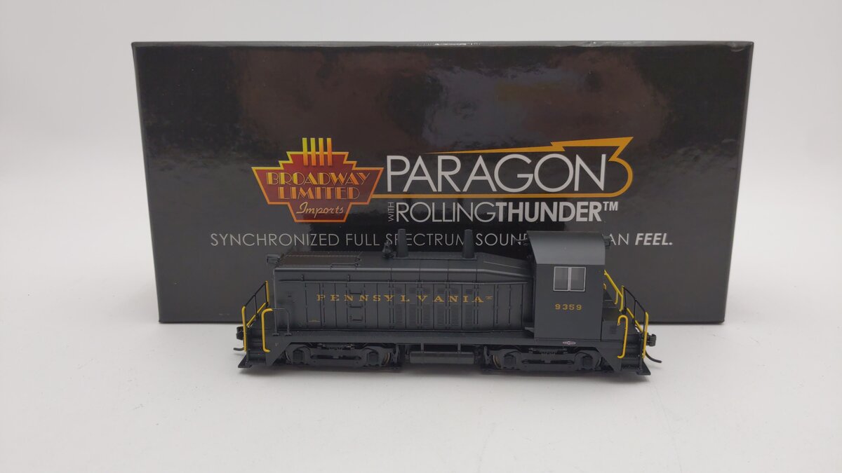 Broadway Limited 4732 HO PRR EMD SW7 Diesel Locomotive #9359 w/DCC/Sou ...