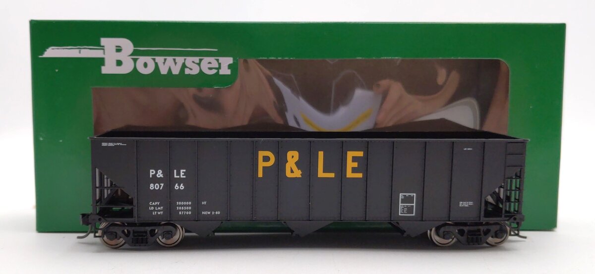 Bowser 42186 HO Pittsburgh and Lake Erie 100 Ton Hopper Car #80766