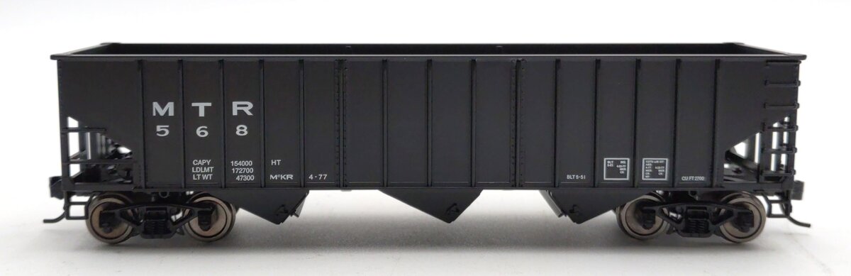 Bowser 42493 HO Montour 70 Ton 14 Panel 3-Bay Hopper Car #568
