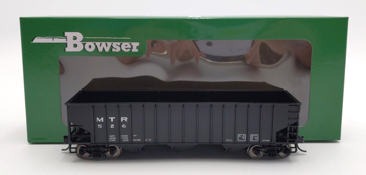 Bowser 42491 HO Montour 70 Ton 14 Panel 3-Bay Hopper Car #526