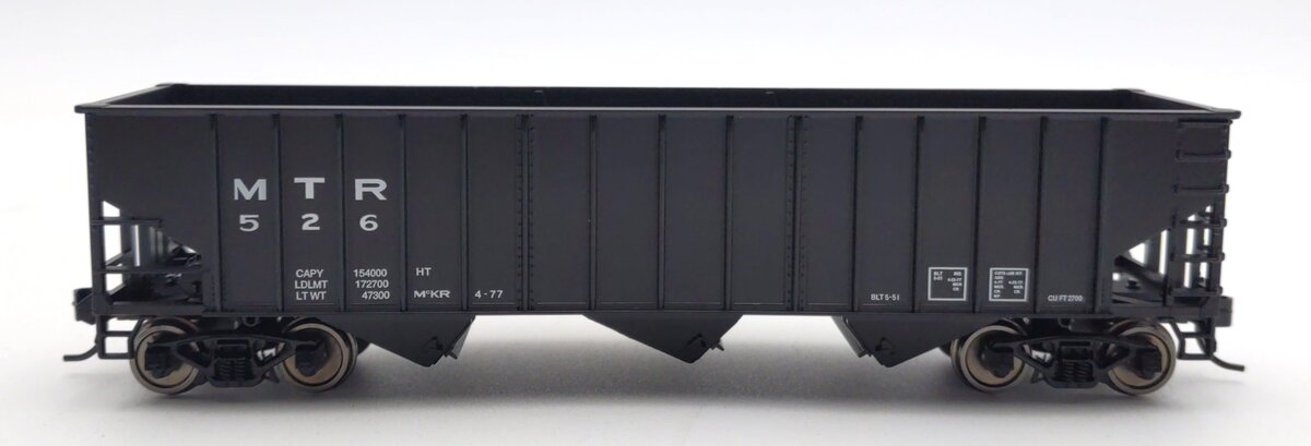 Bowser 42491 HO Montour 70 Ton 14 Panel 3-Bay Hopper Car #526