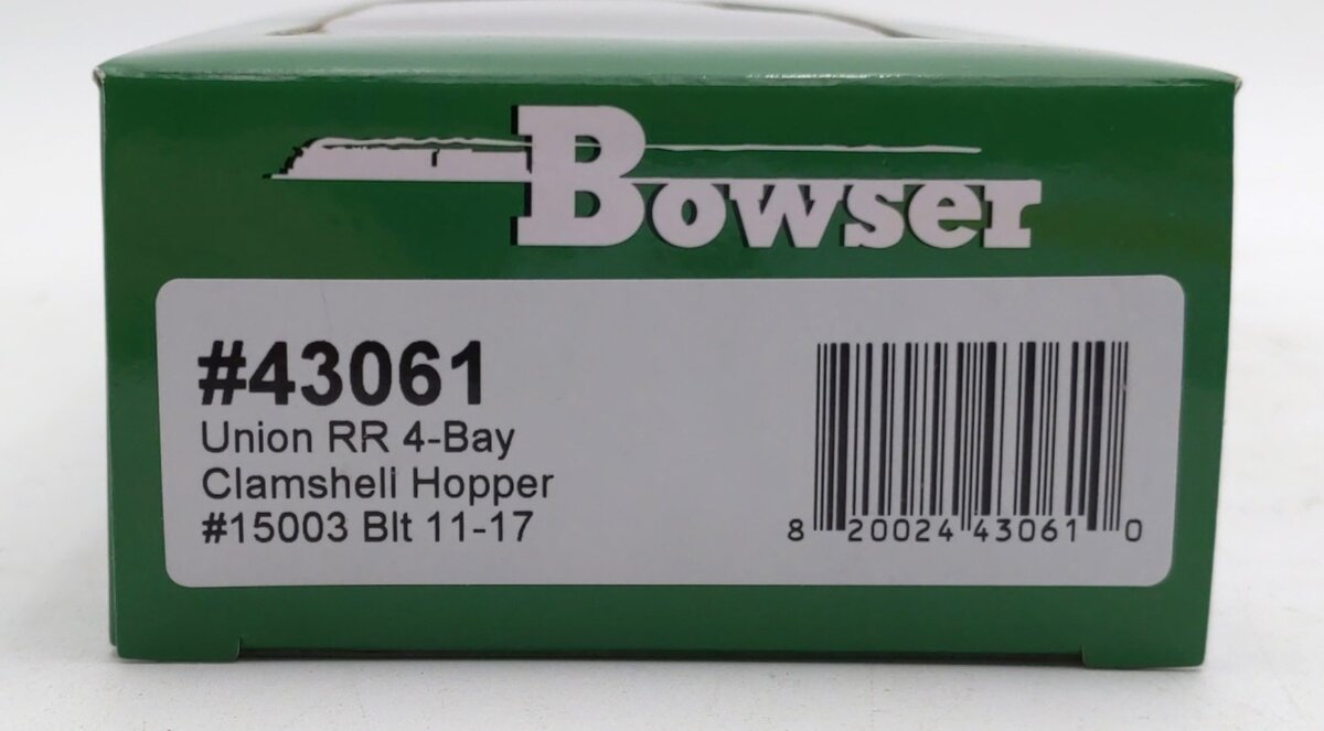 Bowser 43061 HO Union RR 4-Bay Clamshell Hopper #15003