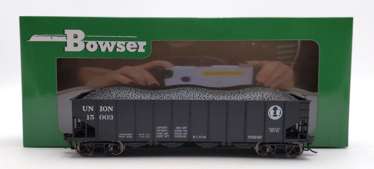 Bowser 43061 HO Union RR 4-Bay Clamshell Hopper #15003