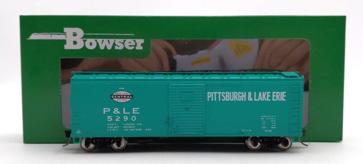 Bowser 43171 HO Pittsburgh & Lake Erie 40' Boxcar #5290