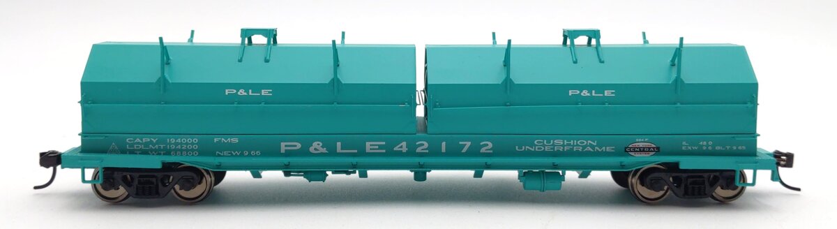 Walthers 920-105248 HO NYC/P&LE 50' Evans Cushion Coil Car #42172