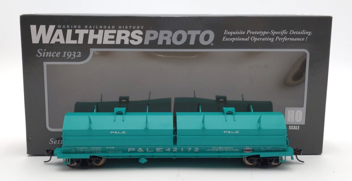 Walthers 920-105248 HO NYC/P&LE 50' Evans Cushion Coil Car #42172