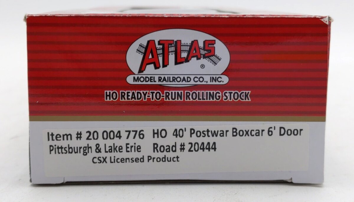 Atlas 20004776 HO Pittsburgh & Lake Erie 40' Postwar with 6' Door Box Car #20444