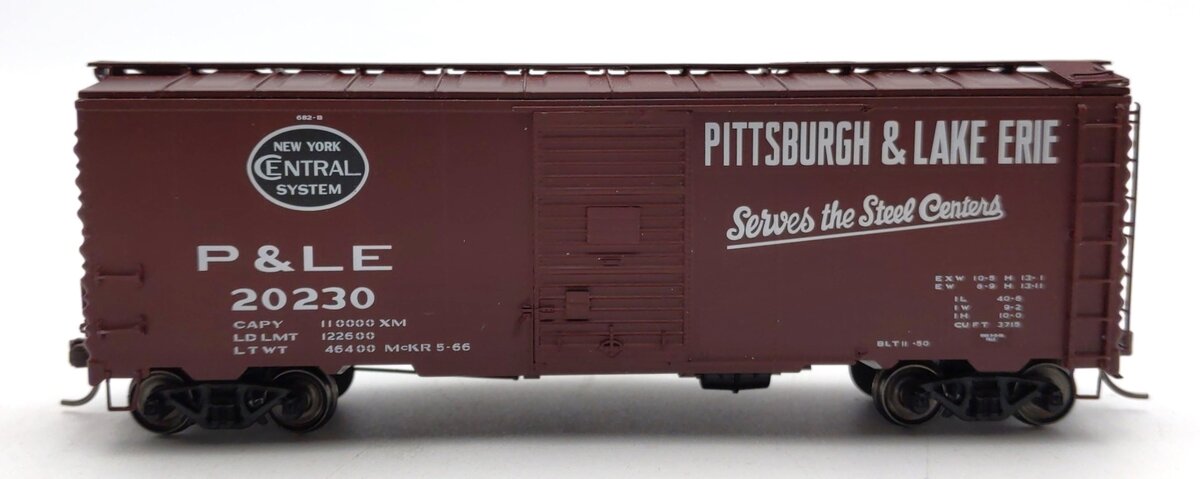 Atlas 20004774 HO Pittsburgh & Lake Erie 40' Postwar with 6' Door Box Car #20230