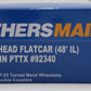 Walthers 910-5823 HO TTX Yellow RTR 60' Pullman-Standard Bulkhead Flatcar #92340