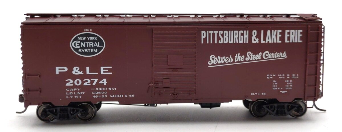 Atlas 20004775 HO Pittsburgh & Lake Erie 40' Postwar with 6' Door Box Car #20274