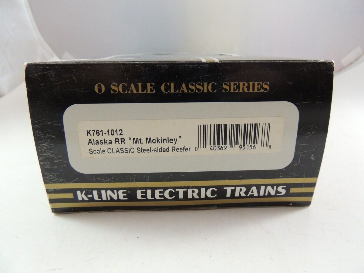 K-Line K761-1012 O Gauge Alaska Reefer Car #10629 NIB