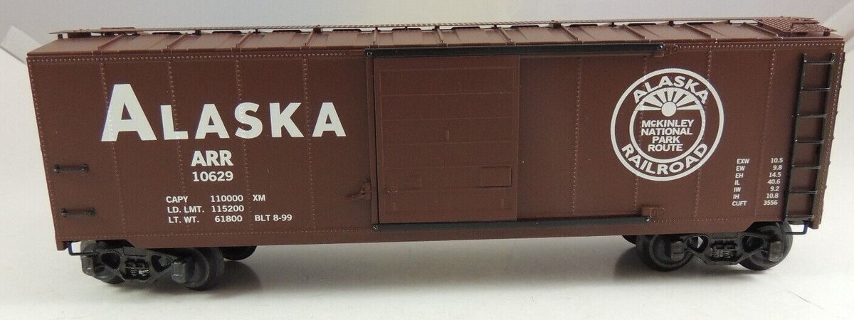 K-Line K761-1012 O Gauge Alaska Reefer Car #10629 NIB