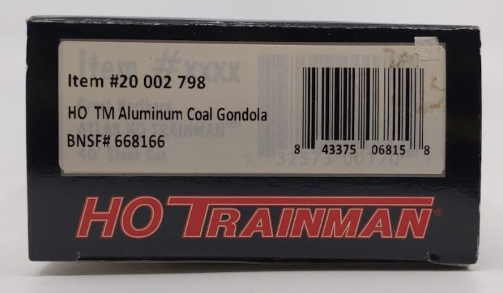 Atlas 20002798 HO BNSF Aluminum Coal Gondola with Load #668166