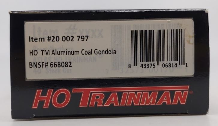 Atlas 20002797 HO Burlington Northern and Santa Fe Aluminum Coal Gondola #668082