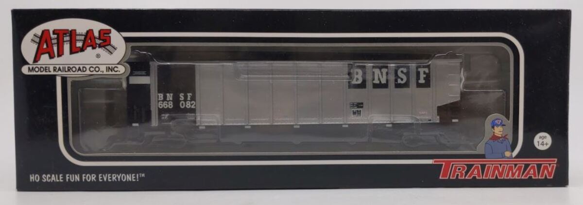 Atlas 20002797 HO Burlington Northern and Santa Fe Aluminum Coal Gondola #668082