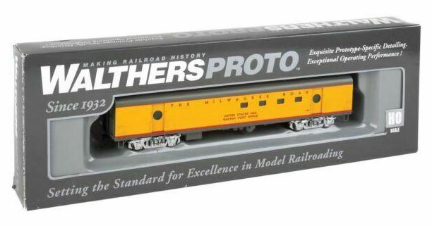 Walthers 920-9130 HO Scale Milwaukee Road Railway Post Office Car