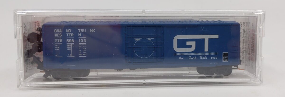 Micro-Trains 02700220 N GTW 50' Plug Door Rib Side Boxcar #598103 LN/Box