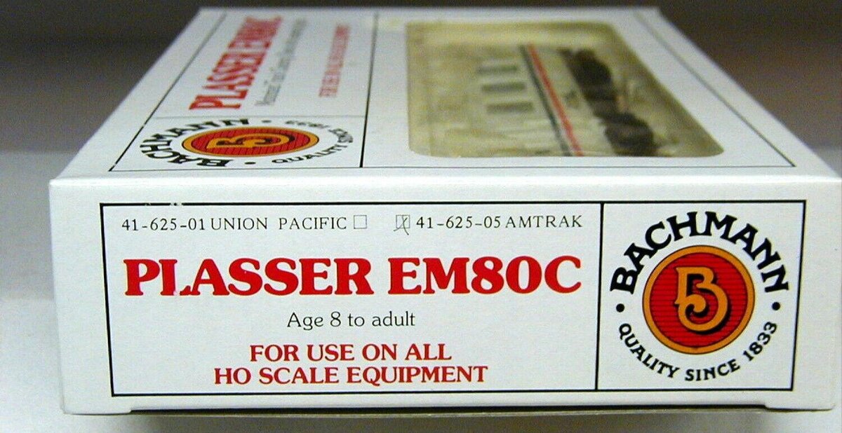 Bachmann 41-625-05 HO Amtrak Plasser EM80C Track Cleaning Diesel Loco #31