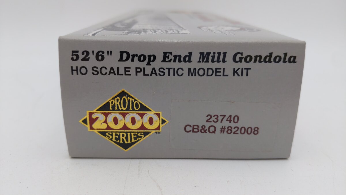 Proto 2000 23740 HO CB&Q Drop End Mill Gondola #82008