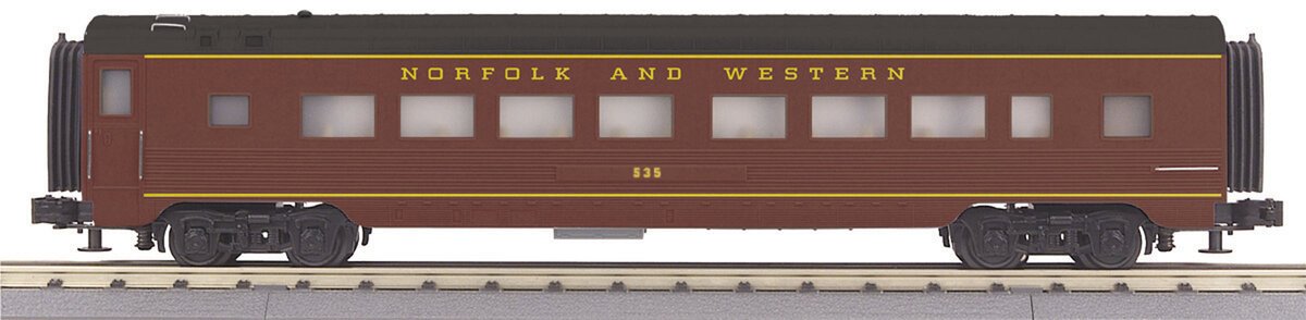 MTH 30-67420 Norfolk & Western 60’ Streamlined ABS Coach Car