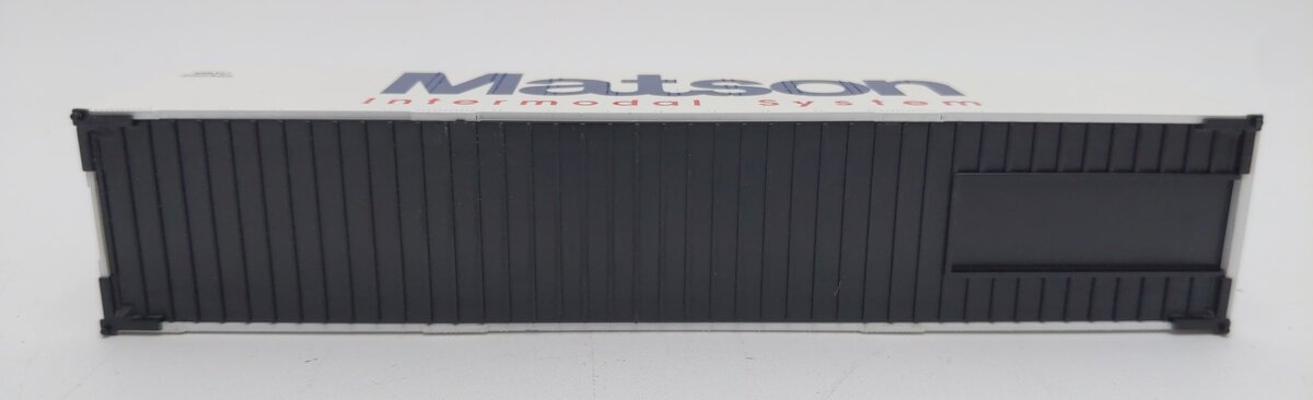 Athearn 5725 HO Scale 40' Plastic Smooth Side Intermodal Container - Matson