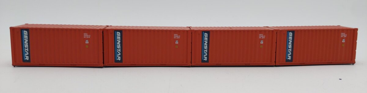 Athearn 2053 HO 20' Genstar Containers (Set of 4)