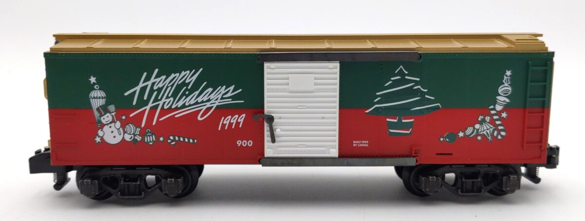 American Flyer 6-48341 S Scale Christmas 1999 Happy Holidays Boxcar #900 LN/Box