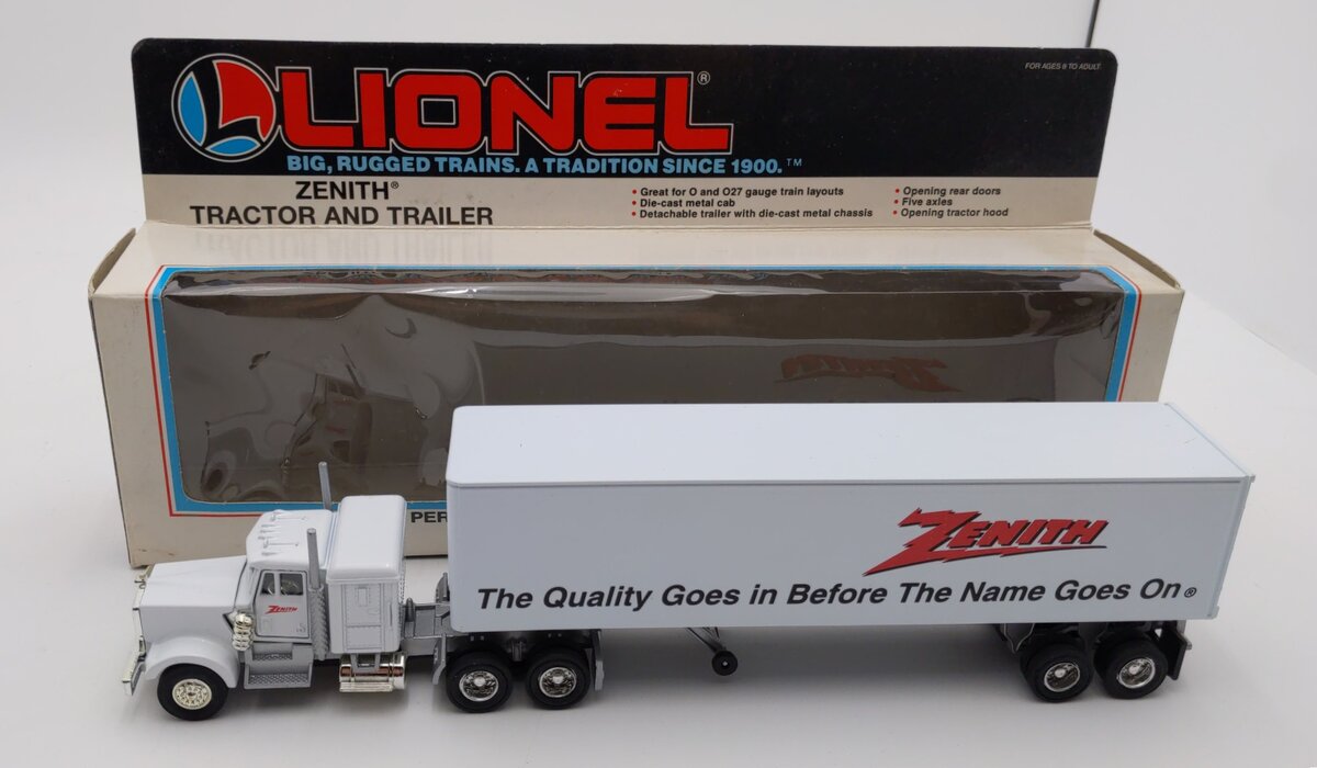 Lionel 6-12935 O Zenith Tractor Trailer NIB